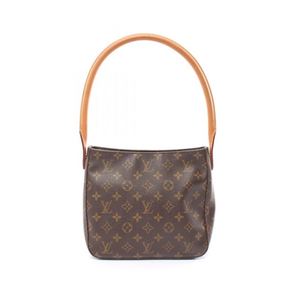 2101217980142 1 Louis Vuitton Looping MM Shoulder Bag Monogram Brown