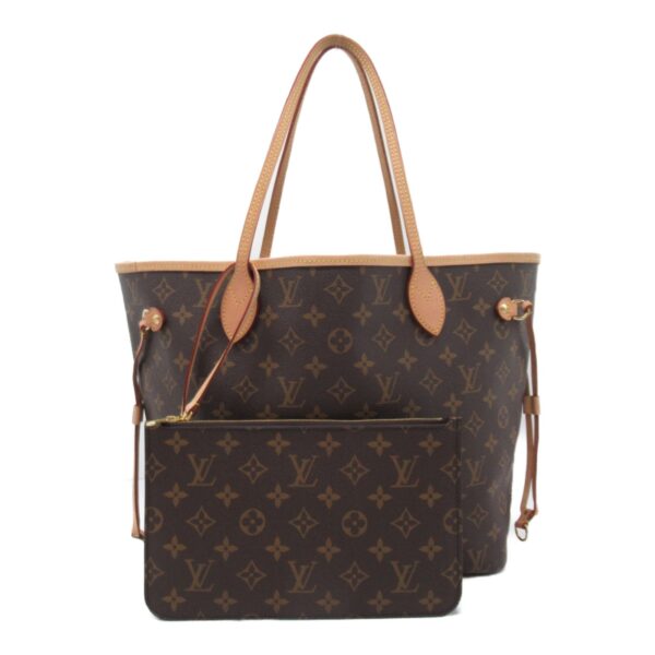 2101217981026 3 Louis Vuitton Neverfull MM Tote Bag Monogram Brown