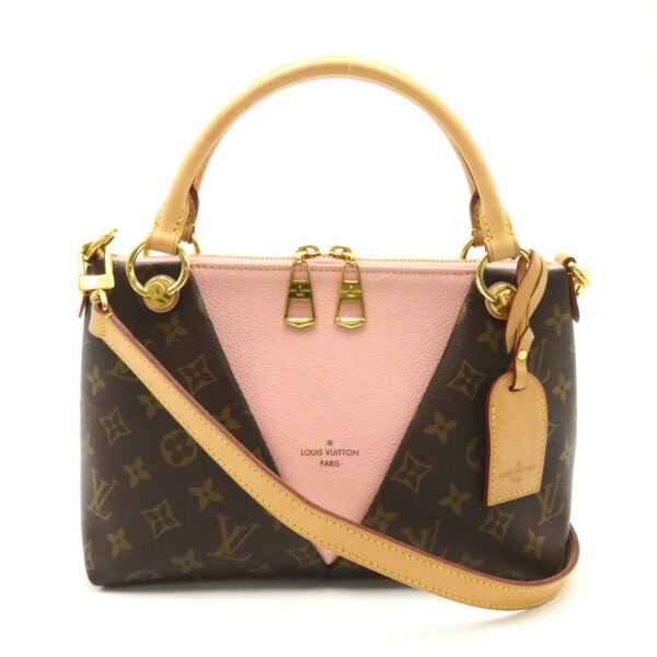 2101217981064 1 Louis Vuitton V Tote BB Handbag Monogram Brown