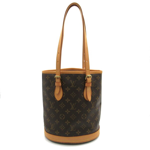 2101217981095 1 Louis Vuitton Bucket PM Tote Bag Monogram Brown