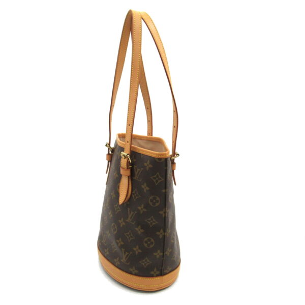 2101217981095 3 Louis Vuitton Bucket PM Tote Bag Monogram Brown