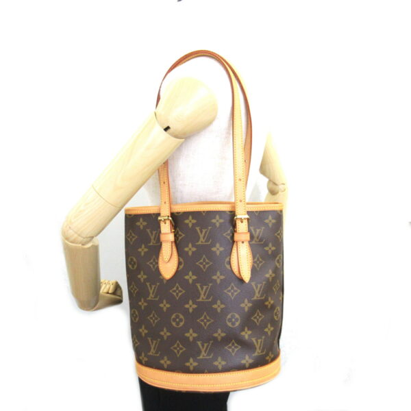 2101217981095 5 Louis Vuitton Bucket PM Tote Bag Monogram Brown