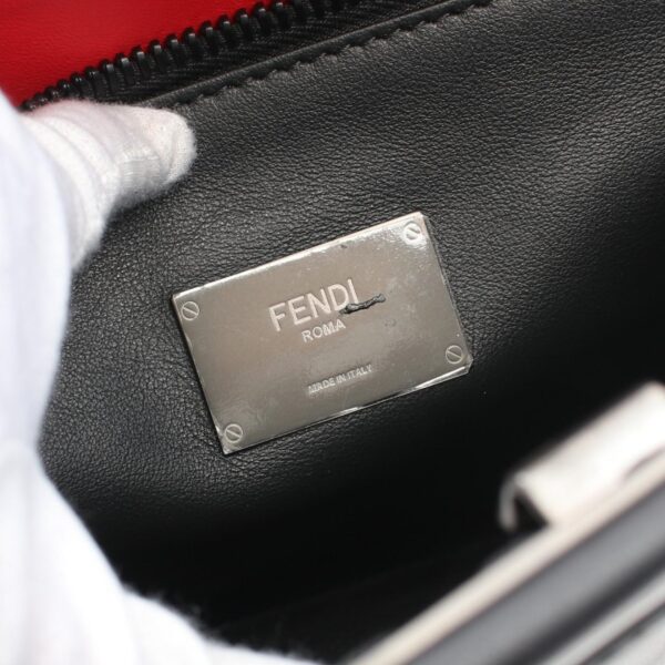 2101217982108 4 Fendi Peekaboo Selleria Monster Bugs Eye Bag Leather Black