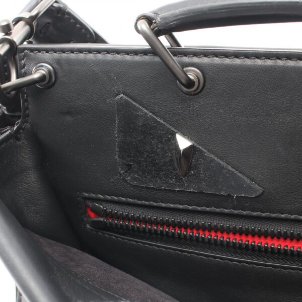 2101217982108 8 Fendi Peekaboo Selleria Monster Bugs Eye Bag Leather Black