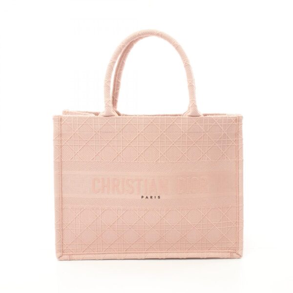 2101217982269 1 Dior Book Tote Cannage Tote Bag Pink