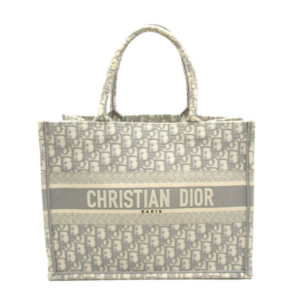 2101217982351 1 Dior Book Tote Tote Bag Gray White