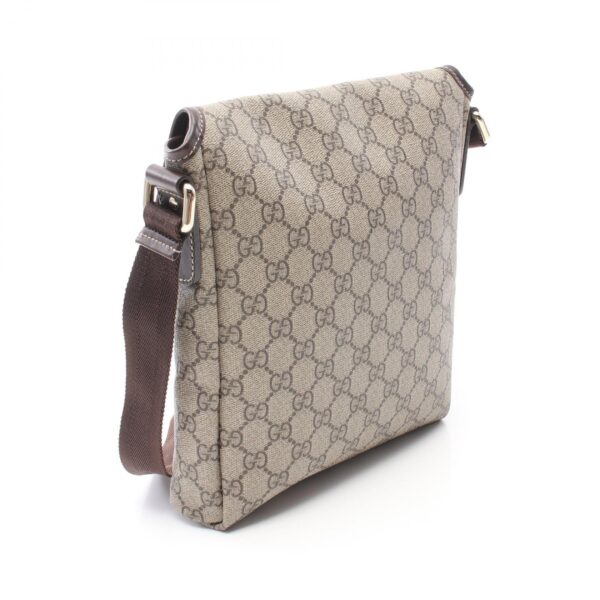 2101217984522 2 Gucci GG Supreme Shoulder Bag Beige Brown