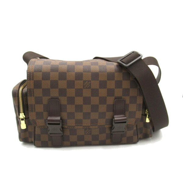 2101217988124 1 Louis Vuitton Reporter Melvire Shoulder Bag Damier Brown