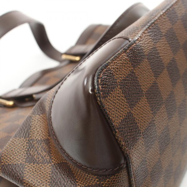 2101217988186 9 Louis Vuitton Hampstead PM Leather Tote Bag Damier Brown