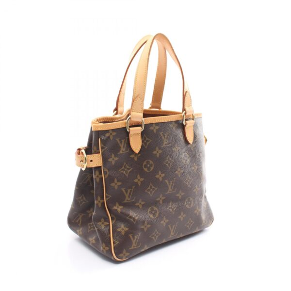 2101217988605 2 Louis Vuitton Batignolles Handbag Leather Monogram Brown