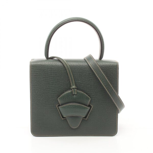 2101217988940 1 Loewe Barcelona Handbag Leather Green