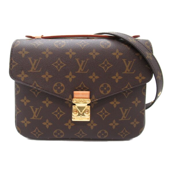 2101217989213 4 Louis Vuitton Pochette Metis MM 2WAY Shoulder Bag Brown