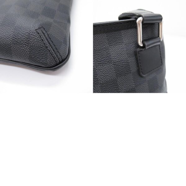 2101217989350 9c Louis Vuitton Thomas Messenger Bag Damier Graphite Black