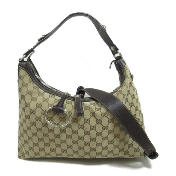 2101217999946 2 Gucci Shoulder Bag Beige Brown