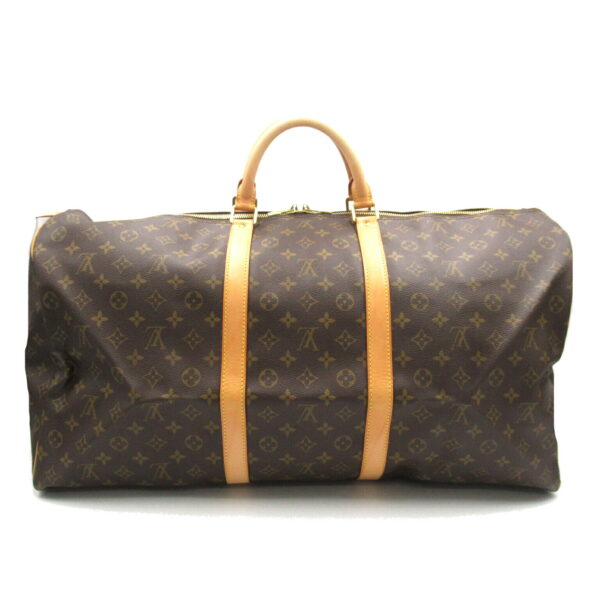 2101218001303 2 Louis Vuitton Keepall 60 Bag Monogram Brown