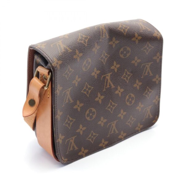 2101218002034 2 Louis Vuitton Cartesier MM Shoulder Bag Monogram Brown