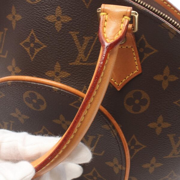 2101218002690 9 Louis Vuitton Ellipse MM Handbag Leather Monogram Brown