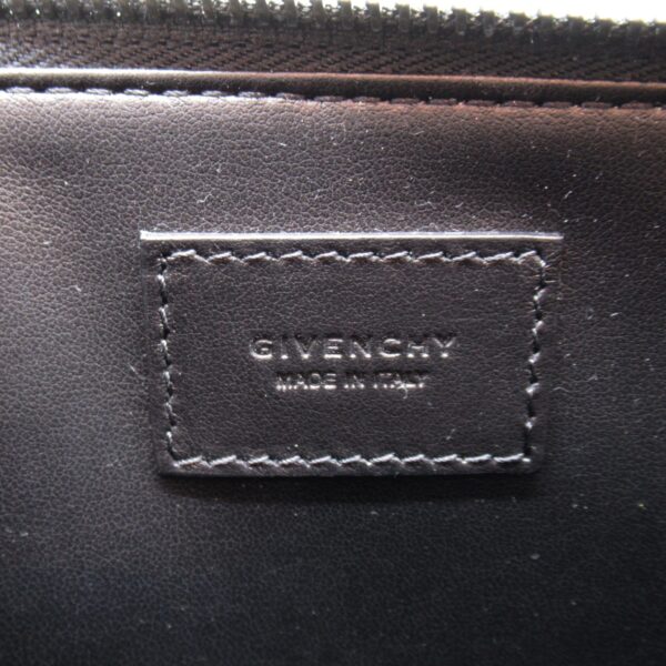 2101218003192 3 Givenchy Clutch Bag Shoulder Bag Leather Black White