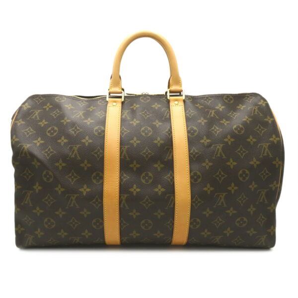 2101218004588 2 Louis Vuitton Keepall 45 Bag Monogram Brown