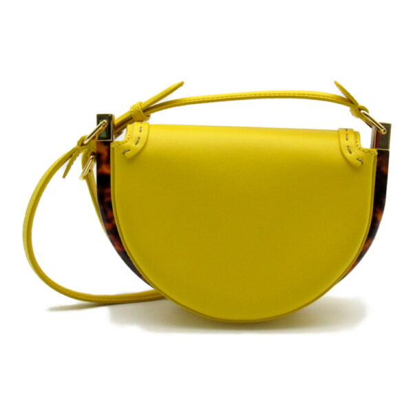 2101218005080 3 Fendi Moonlight Shoulder Bag Calf Leather Yellow