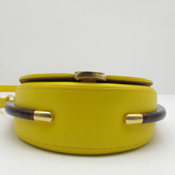 2101218005080 5 Fendi Moonlight Shoulder Bag Calf Leather Yellow