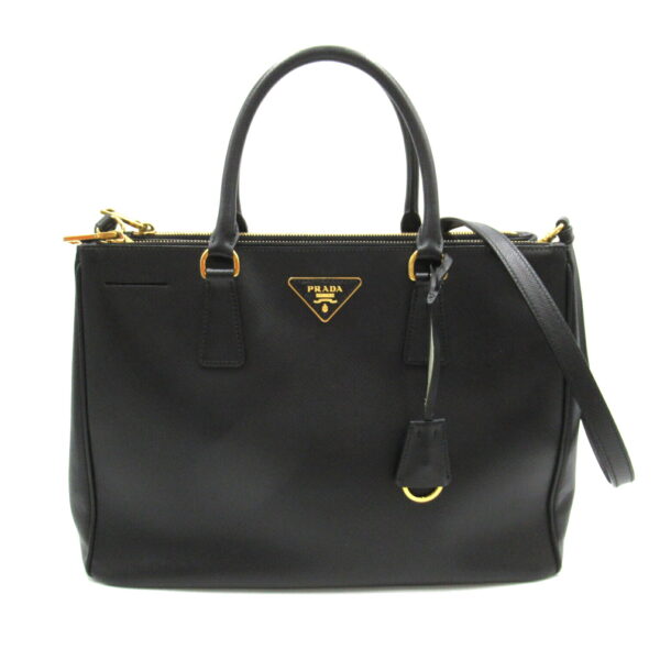 2101218018301 1 Prada 2Way Tote Bag Saffiano Leather Black