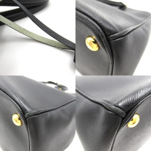 2101218018301 10c Prada 2Way Tote Bag Saffiano Leather Black