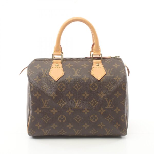 2101218018707 1 Louis Vuitton Speedy 25 Monogram Handbag Brown