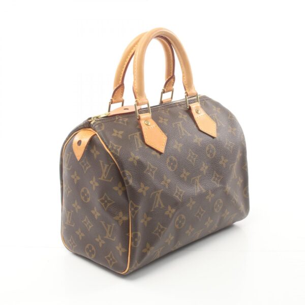 2101218018707 2 Louis Vuitton Speedy 25 Monogram Handbag Brown