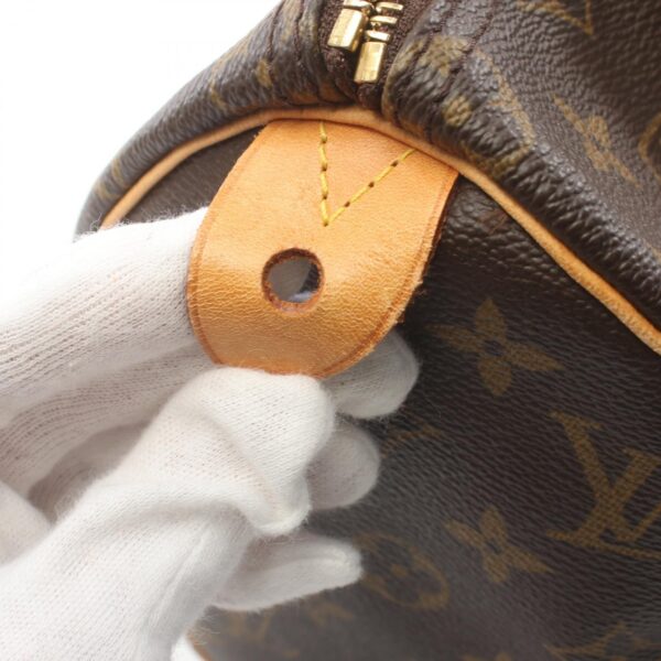 2101218018707 8 Louis Vuitton Speedy 25 Monogram Handbag Brown