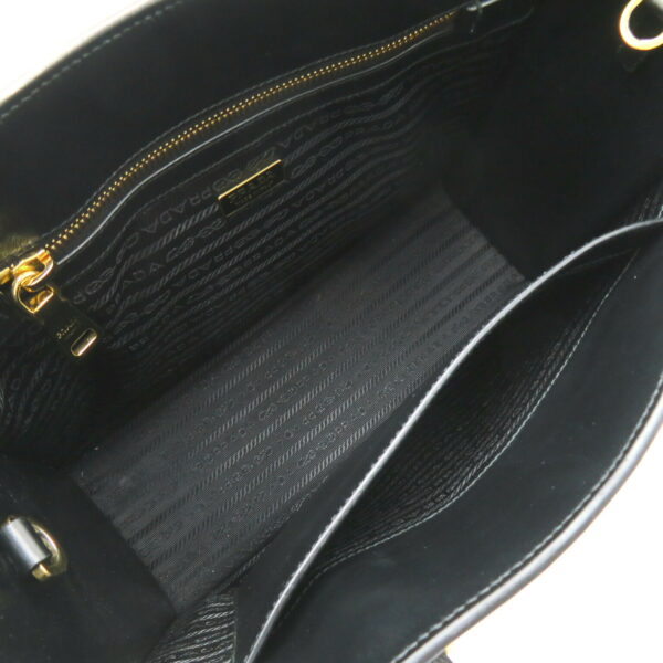 2101218023558 7 Prada Saffiano 2Way Tote Bag Saffiano Leather Black