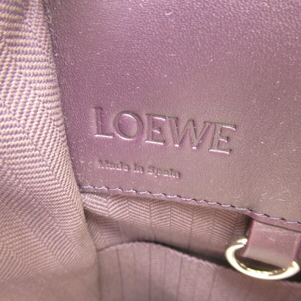 2101218039207 Loewe Hammock 2Way Shoulder Bag Calf Purple Deep Overjean