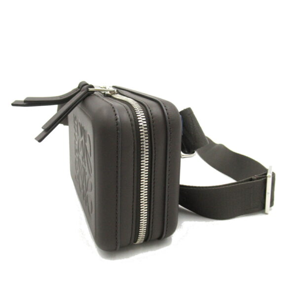 2101218039290 3 Loewe Molded Crossbody Waist Bag Leather Gray