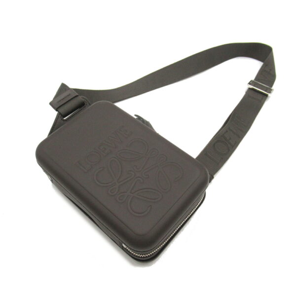 2101218039290 5 Loewe Molded Crossbody Waist Bag Leather Gray