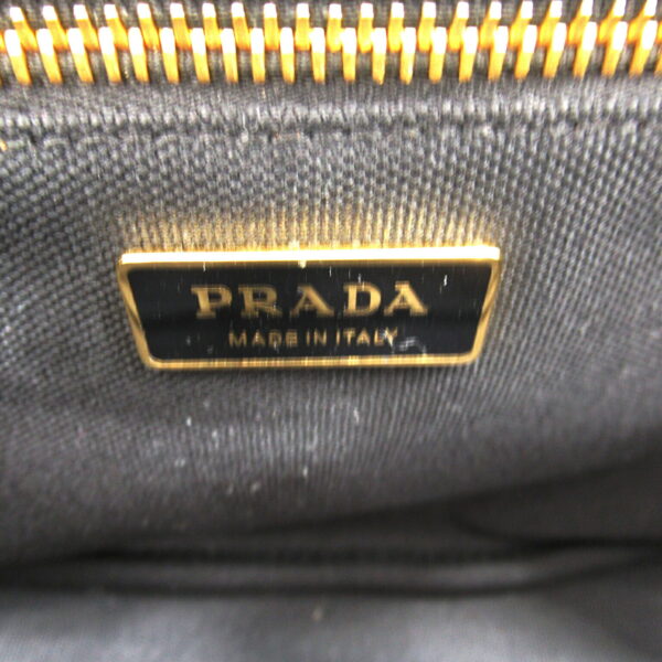 2101218039641 7 Prada Kanapa 2Way Tote Bag Black