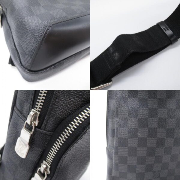 2101218042764 12c Louis Vuitton Avenue Sling Bag Damier Graphite Gray