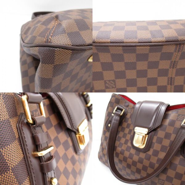 2101218055320 8c Louis Vuitton Greet Handbag Damier Brown