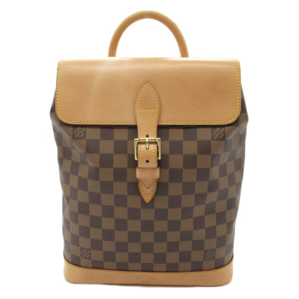 2101218056617 1 Louis Vuitton Arlequin Rucksack Damier Brown Beige