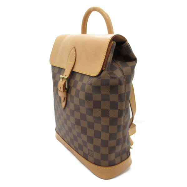 2101218056617 3 Louis Vuitton Arlequin Rucksack Damier Brown Beige