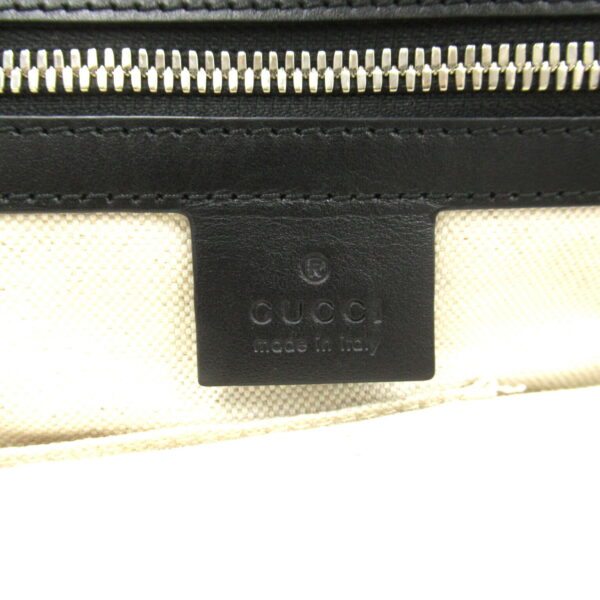 2101218057201 7 Gucci GG Embossed Backpack Black