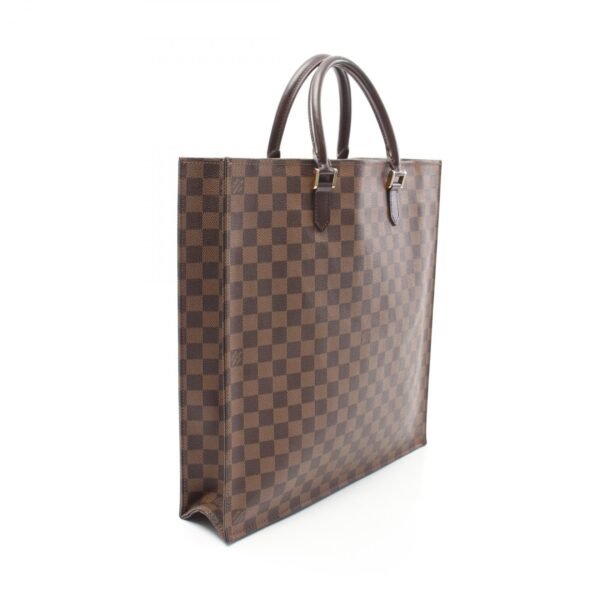 2101218057324 2 Louis Vuitton Sac Plat Damier Tote Bag Brown