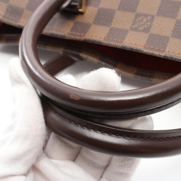 2101218057324 5 Louis Vuitton Sac Plat Damier Tote Bag Brown