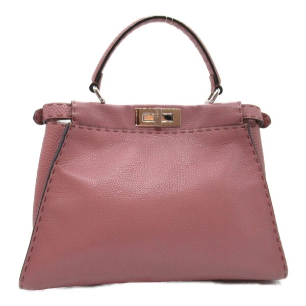 2101218058482 5 Fendi Peekaboo Shoulder Bag Leather Purple