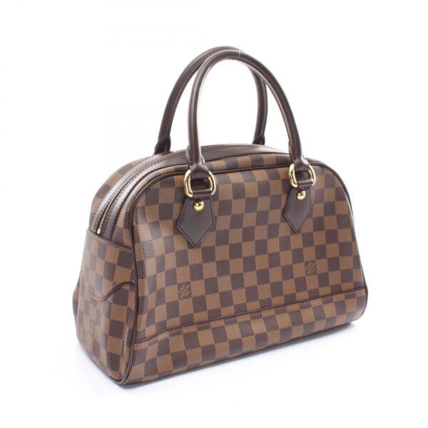 2101218058680 2 Louis Vuitton Duomo Handbag Leather Damier Brown