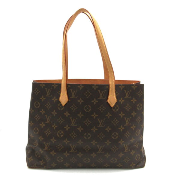 2101218058987 2 Louis Vuitton Wilshire MM Monogram Shoulder Bag Brown