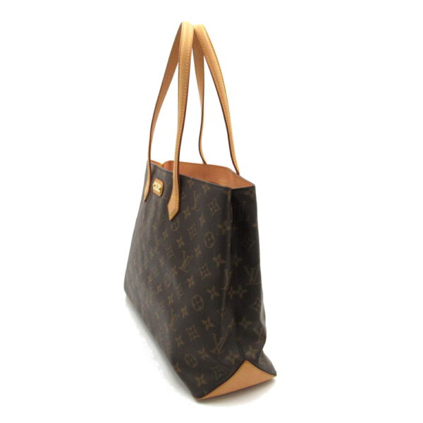 2101218058987 3 Louis Vuitton Wilshire MM Monogram Shoulder Bag Brown