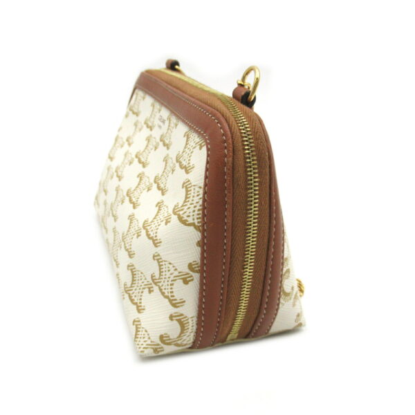 2101218059830 3 Celine Chain Shoulder Bag Ivory Brown