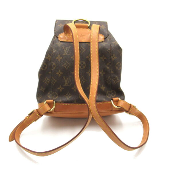 2101218059991 2 Louis Vuitton Montsouris MM Monogram Rucksack Brown