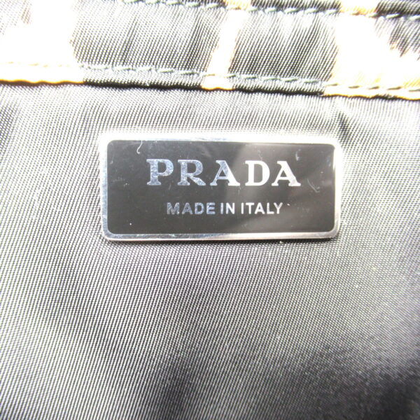 2101218067798 6 Prada 2Way Tote Bag Nylon Black Beige Leopard Pattern