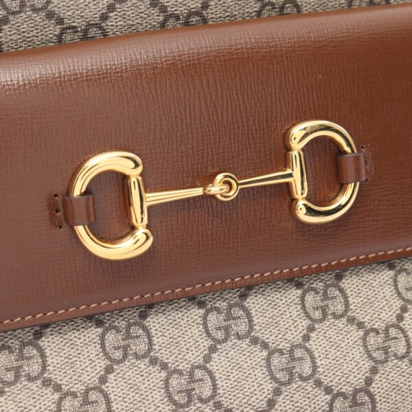 2101218068467 5 Gucci Horsebit 1955 Small GG Supreme Shoulder Bag Brown